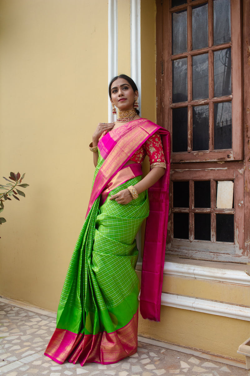 Kanchipuram pattu sarees | latest Designer kanjeevaram pattu saree online  from weavers | KANP0000596